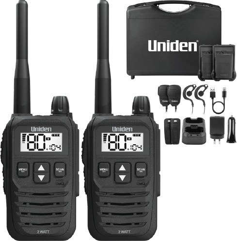 Uniden UHF Handheld 2-Way Radio Tradies Pack