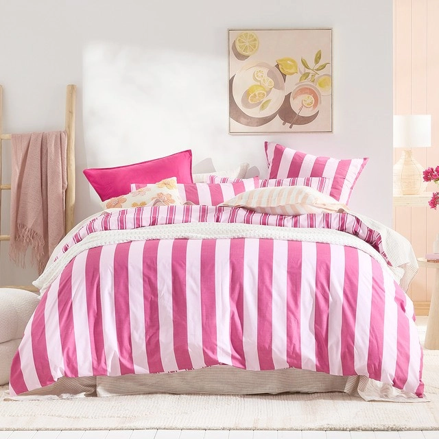 Dakota Stripe Quilt Cover Set by Essentials