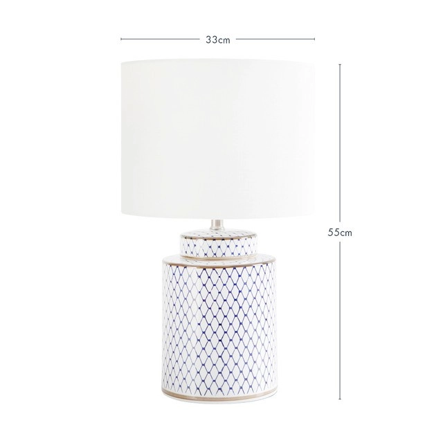 Leila 55cm Table Lamp by Amalfi