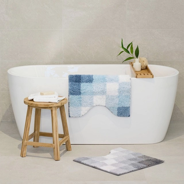 Zenith Contour Bath Mat by Essentials