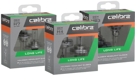 Calibre Long Life Headlight Globes^