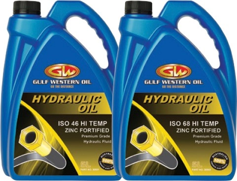 Gulf Western Oil 5L Hydraulic Fluids^