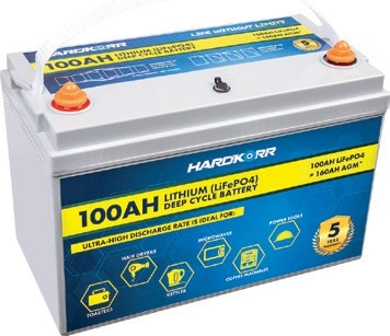 Hardkorr 100AH Lithium Deep Cycle Battery