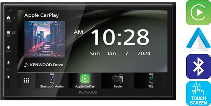 Kenwood 6.8” Apple Carplay & Android™ Auto Digital Media Player