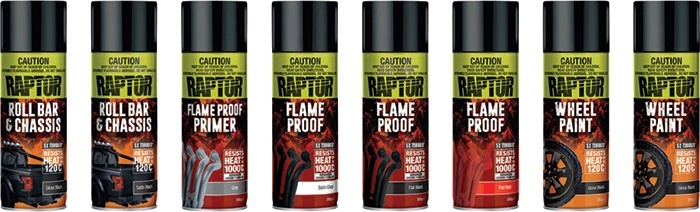 NEW Raptor Flame Proof, Roll Bar Chassis & Wheel Paint