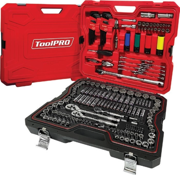 NEW ToolPRO 198 Piece Automotive Tool Kit