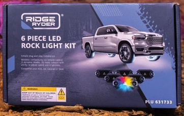 Ridge Ryder 6 Piece LED Rock Light Kit^