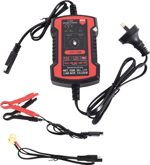 SCA 12V 1.6A Intelligent Battery Charger