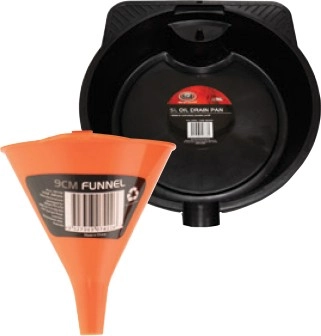 SCA Big Mouth Funnel & 5L Drain Pan