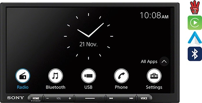 Sony 6.95” Apple Carplay & Android™ Auto Digital Media Player^