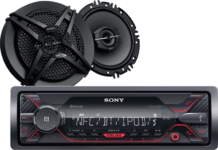 Sony Digital Media Player with Bluetooth & 6.5” 3-Way Speakers Combo