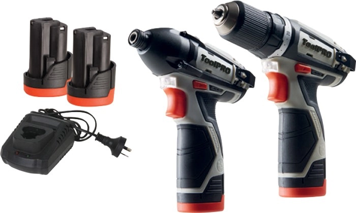 ToolPRO 12V Drill & Impact Driver Kit