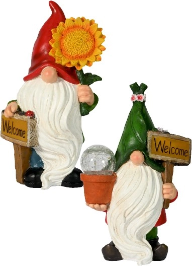 Mirabella Solar Garden Décor Gnome