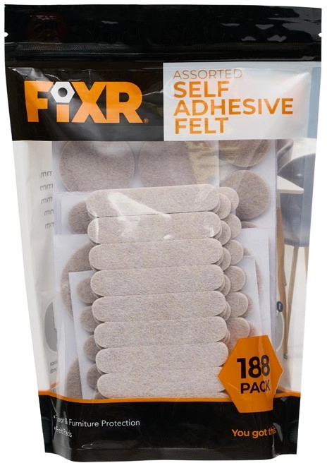 Self Adhesive Felt Pads 188 Pack