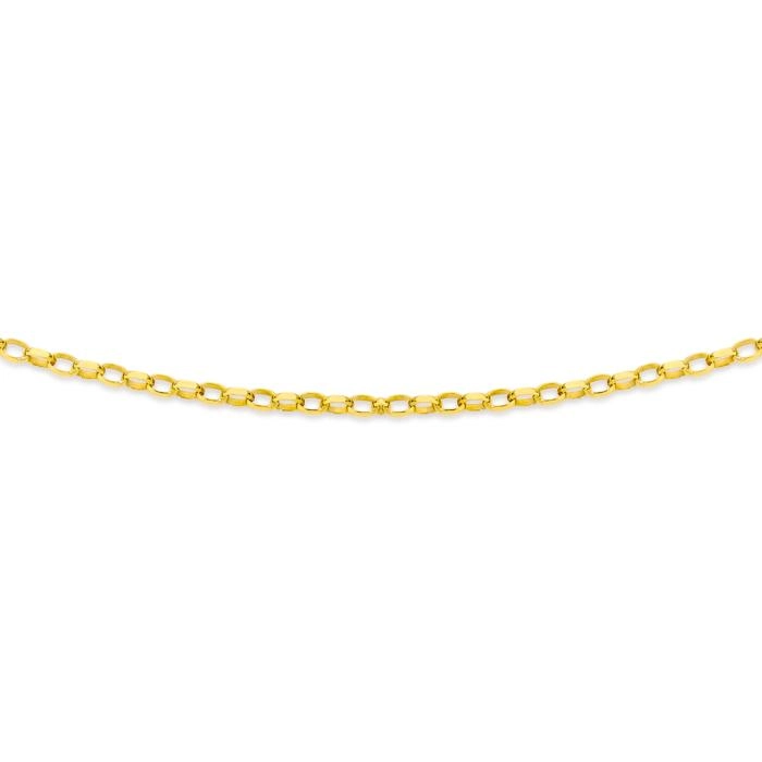 9ct Gold 55cm Solid Belcher Chain