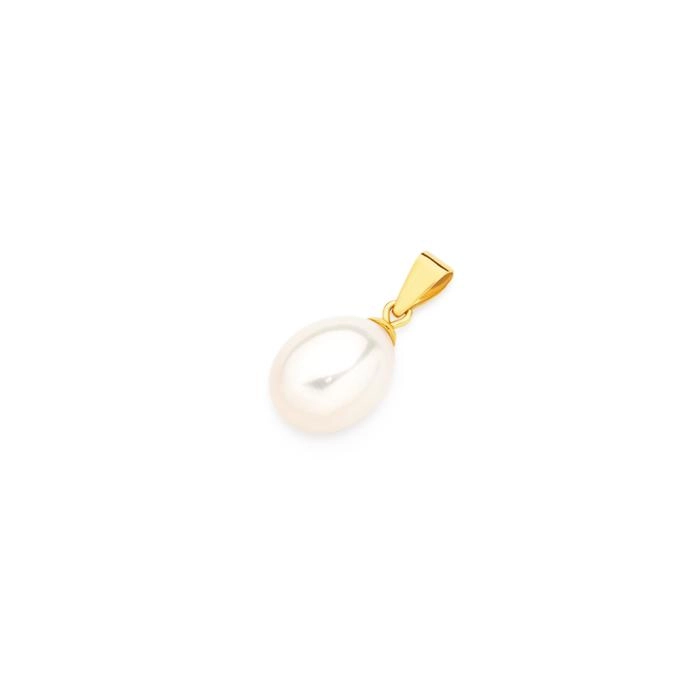 9ct Gold Cultured Freshwater Pearl Pendant