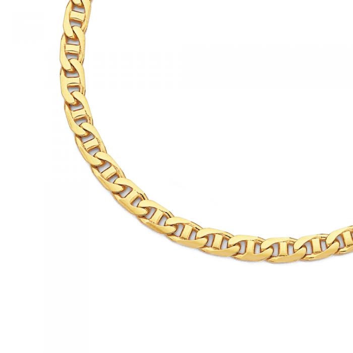 Solid 9ct Gold 50cm Marine Chain