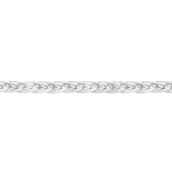 Sterling Silver 19cm Wheat Bracelet