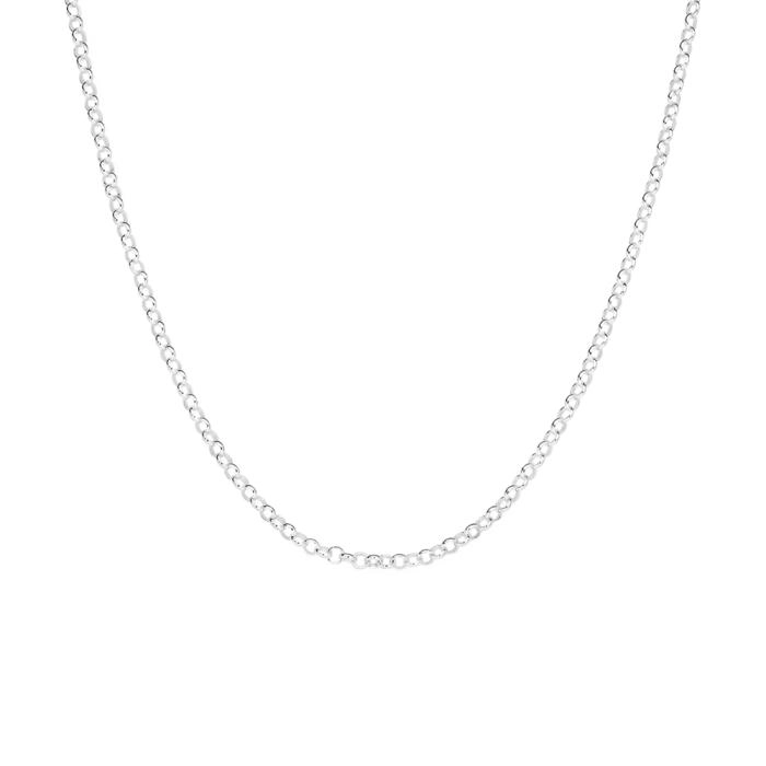 Sterling Silver 45cm Italian Belcher Chain