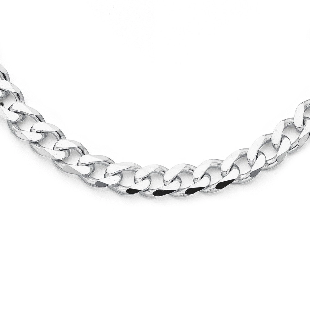 Sterling Silver 55cm Curb Gents Chain