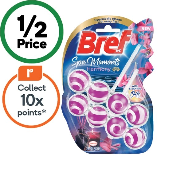 Bref Spa Moments Toilet Rim Block Pk 2 x 50g