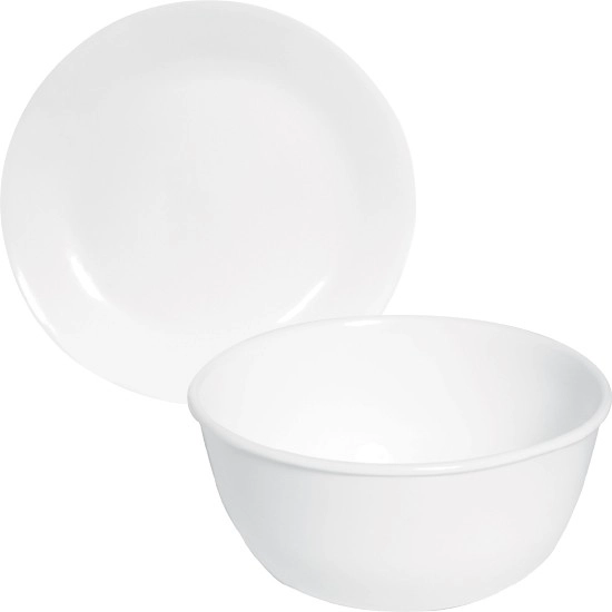 Corelle Winter Frost White Dinner Plate or Noodle Bowl