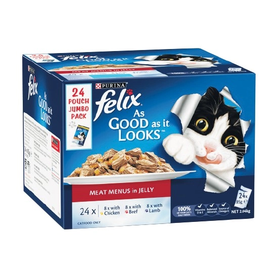 Felix Wet Cat Food Pk 24 x 85g