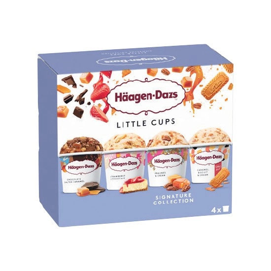 Haagen-Dazs Mini Ice Cream Cups 380ml Pk 4