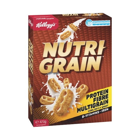 Kellogg's Nutri-Grain 470g or Sultana Bran 700g