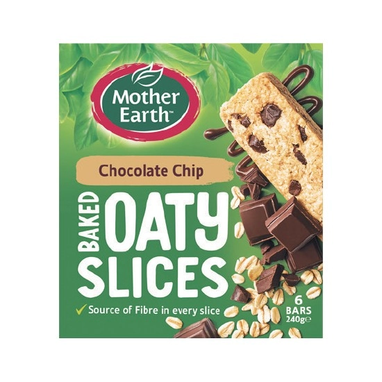 Mother Earth Oaty Slice 240g Pk 6