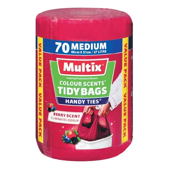 Multix Colour Scents Medium Kitchen Tidy Bag Pk 70