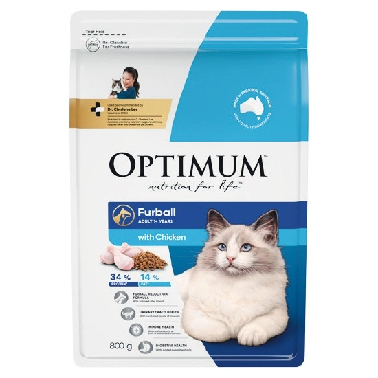 Optimum Dry Cat Food 800g