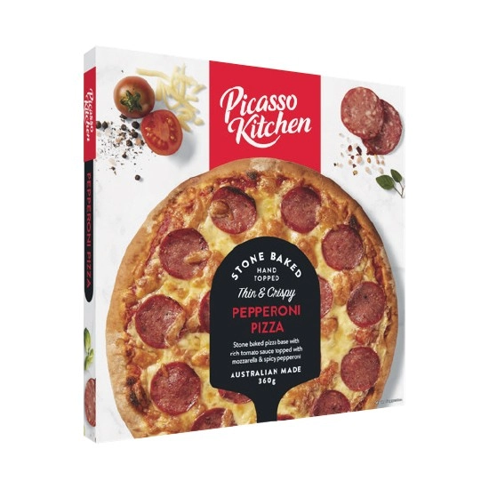 Picasso Kitchen Stone Baked Thin & Crispy Pizza 360-415g – From the Deli