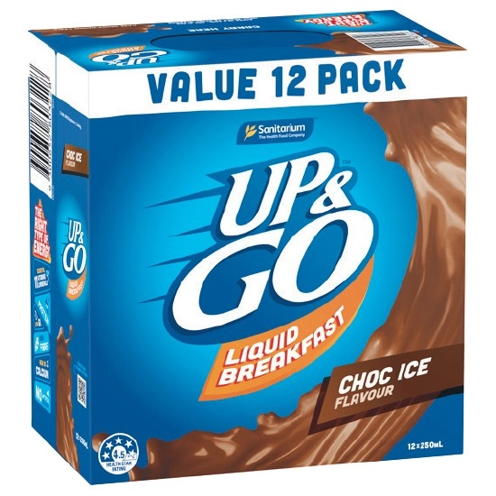 Sanitarium Up & Go Liquid Breakfast Fridge Pack 12 x 250ml