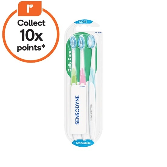 Sensodyne Daily Care Toothbrush Pk 3