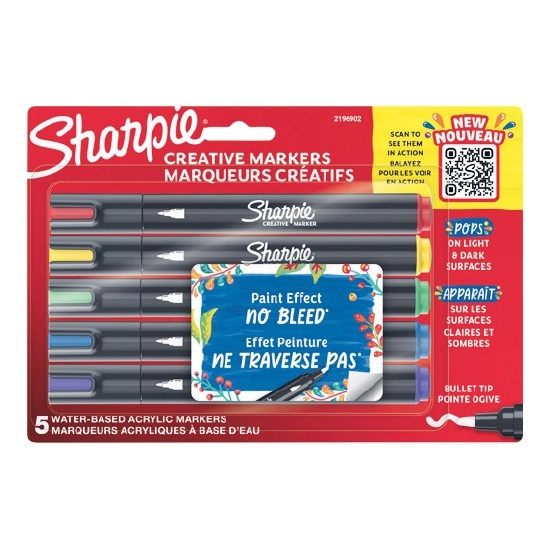 Sharpie Creative Bullet Marker Pk 5