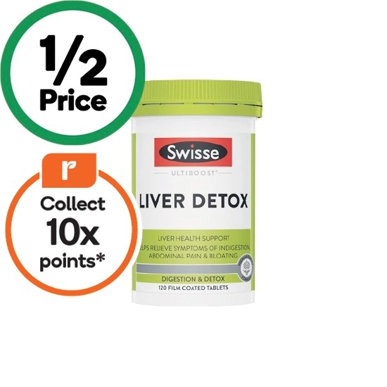 Swisse Ultiboost Liver Detox Tablets Pk 120#