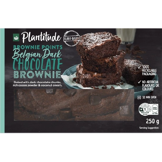 Woolworths Vegan Choc Brownie 250g