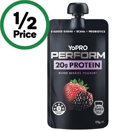 YoPRO Perform Protein Yoghurt Pouch 175g – From the Fridge