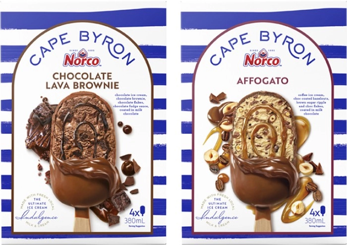 Cape Byron Ice Cream 4 Pack 378mL