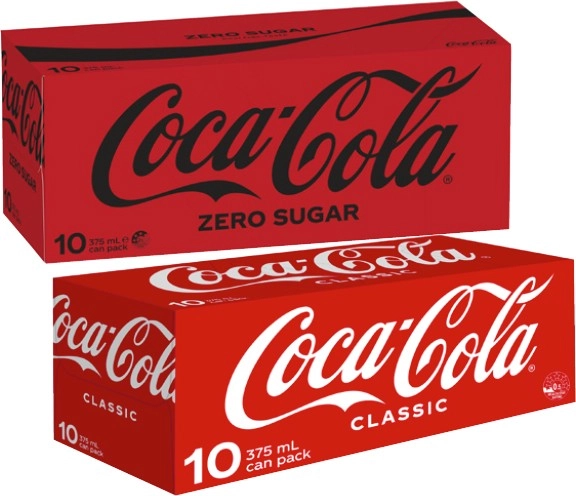 Coca-Cola Soft Drink 10x375mL