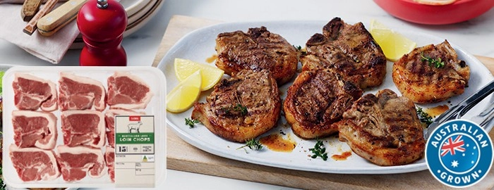 Coles Australian Lamb Loin Chops