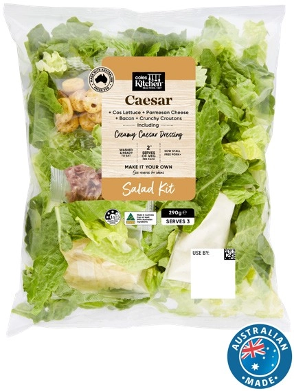 Coles Kitchen Caesar Salad Kit 290g