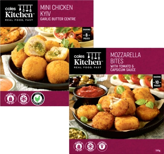 Coles Kitchen Entertaining Range 160g-330g