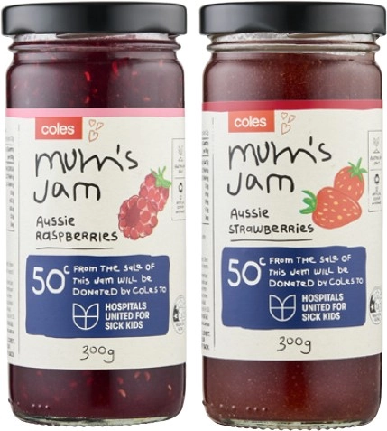 Coles Mum's Australian Jam 300g