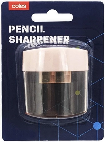 Coles Plastic 2 Hole Sharpener 1 Each