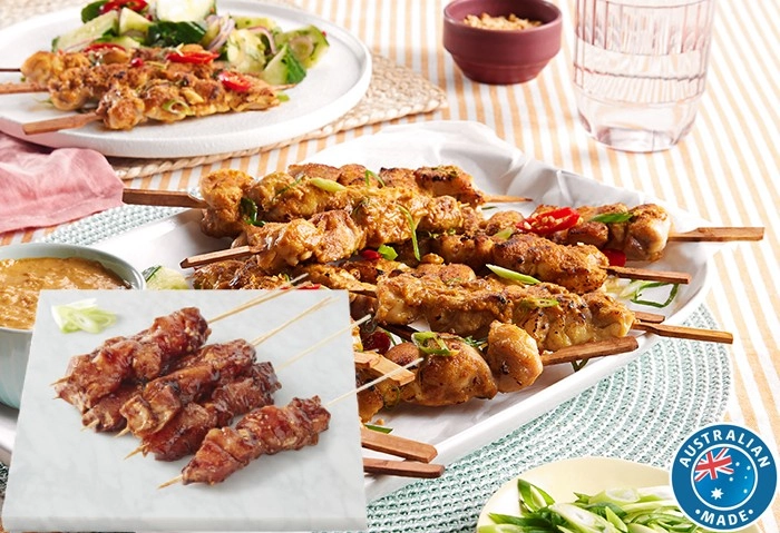 Coles RSPCA Approved Chicken Breast Kebab Honey Soy