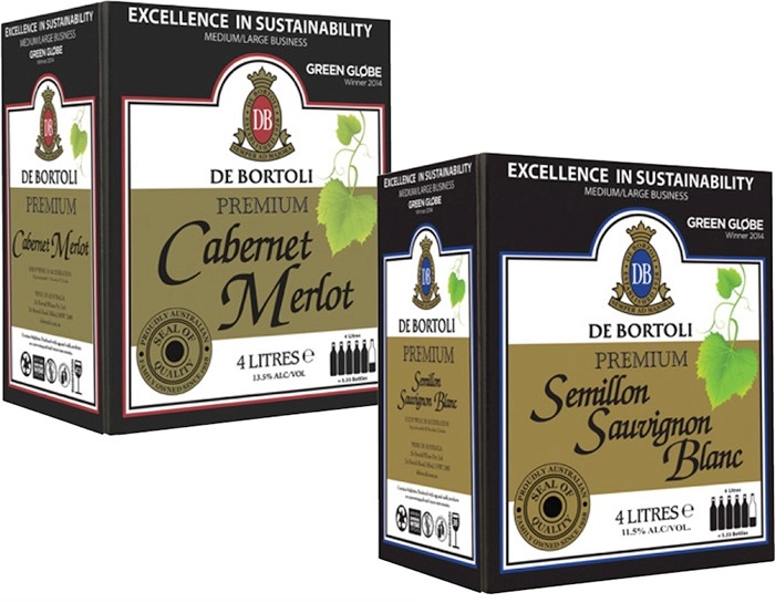 De Bortoli Premium Sem Sauv Blanc & De Bortoli Premium Cabernet Merlot 4 Litre Casks