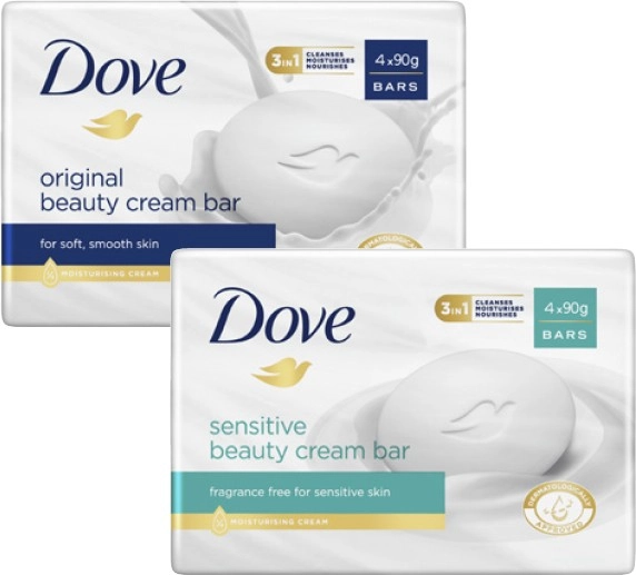 Dove Beauty Bar Soap 360g