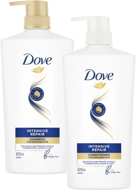 Dove Shampoo or Conditioner 820mL